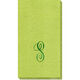 Green Lizard Caspari Paper Linen Like Guest Towels Image 2 of 3